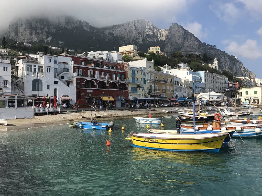 Marina Grande harbour, Capri
